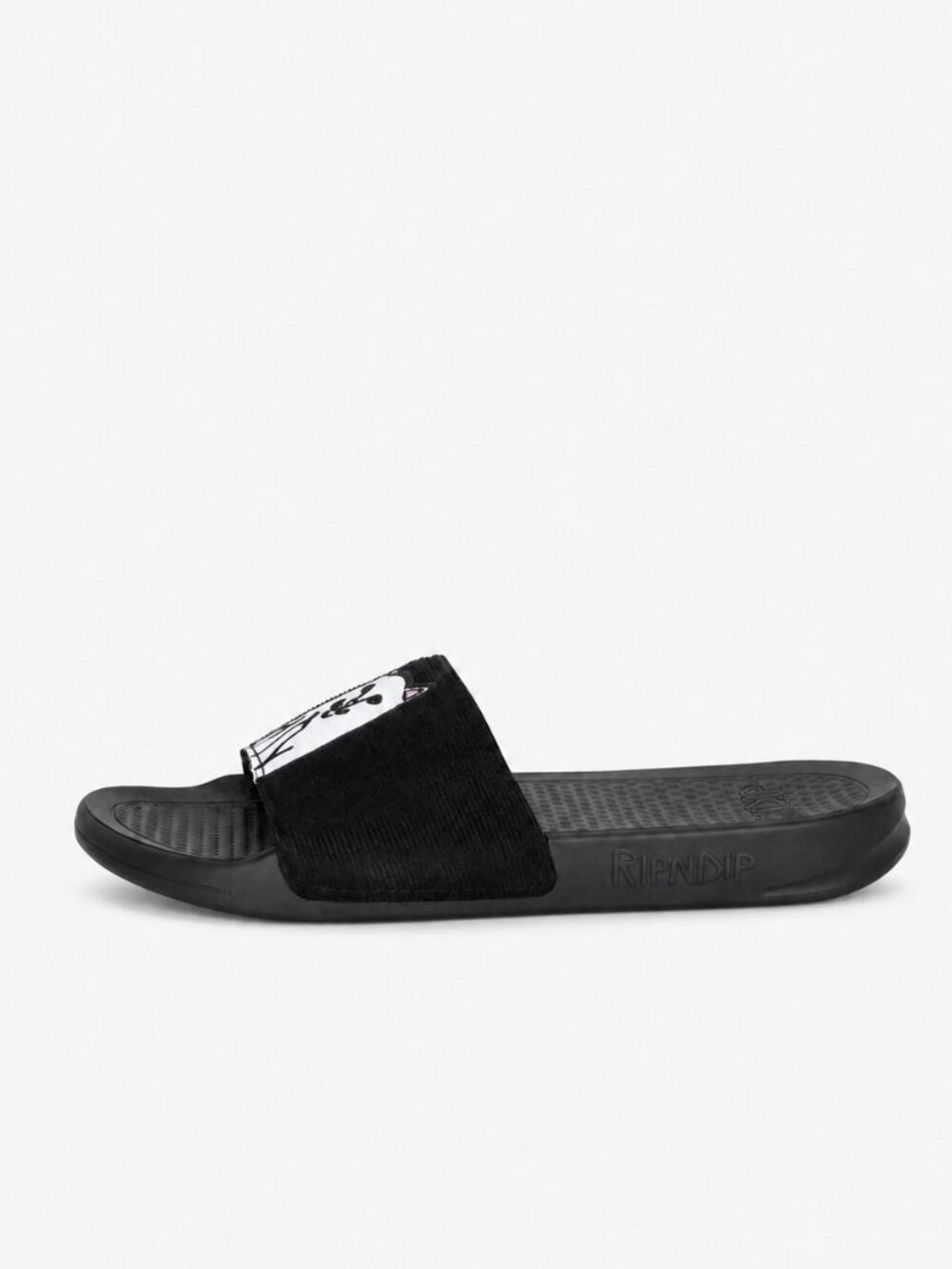 Ripndip Slide Sandals Corduroy Black